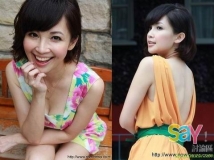 「威寶妹」鍾欣怡春光外洩 大秀事業線走光　羞問孫樂欣：來追我！[15P]