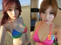 波神曾恩琦放手一搏　全裸寫真玩多P [3P]