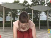 女主播~三上真奈~彎腰露事業線洩底褲　網友直呼「耍心機」[5P]