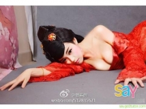 潘春春咪咪罩不住　辣扮貂蟬火速竄紅 [4P]