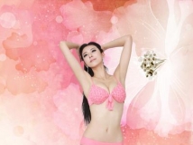 性感女模~艾尚真~粉紅內衣的誘惑 [10P]