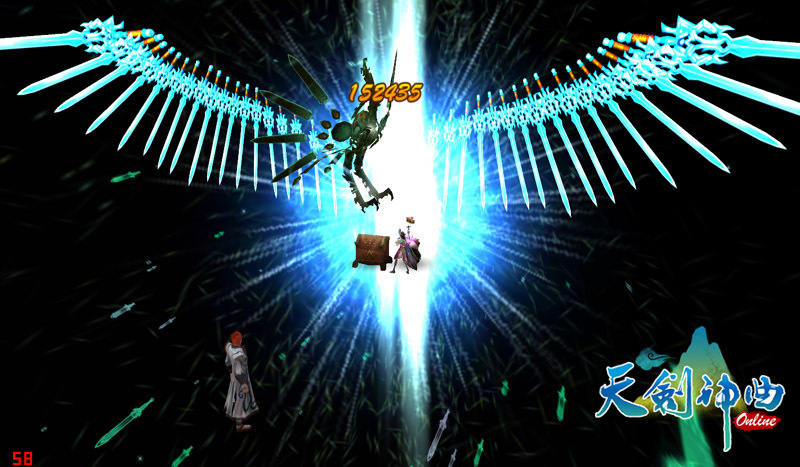 07_《<strong><a href='http://game.yam.com/search.php?stype=news&keyword=天劍神曲Online&ta=2' title='天劍神曲Online 相關內容'>天劍神曲Online</a></strong>》由『石劍之心』化身而成的鶴型巨獸，強大且華麗，最終的試煉讓人驚心動魄！