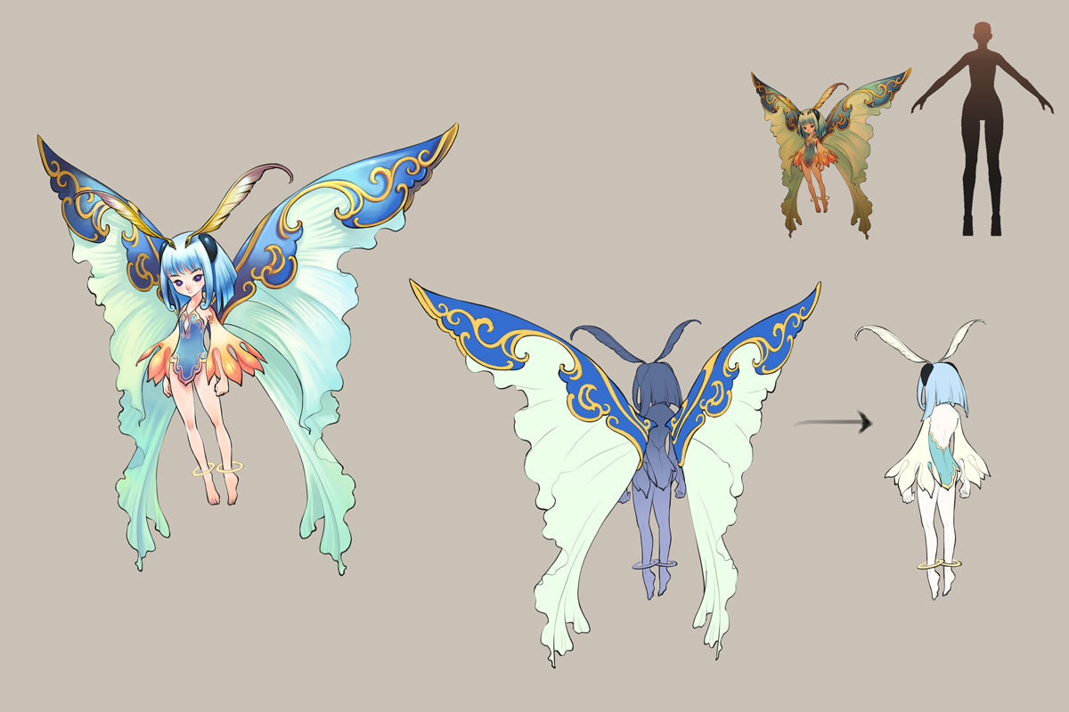 神衛原畫_蛾妖 神衛原畫_蛾妖